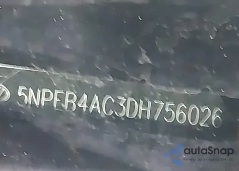 2013 Hyundai Sonata Gls из США, поврежденный, VIN 5NPEB4AC3DH756026